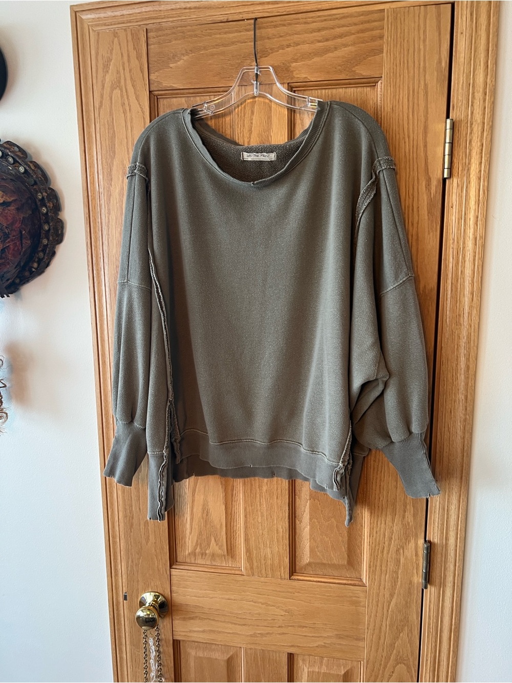 Free People Camden Distressed Sweatshirt